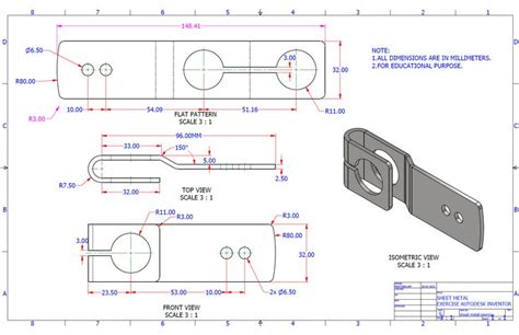 inventor sheet metal exercises pdf|edit sheet metal rule inventor.